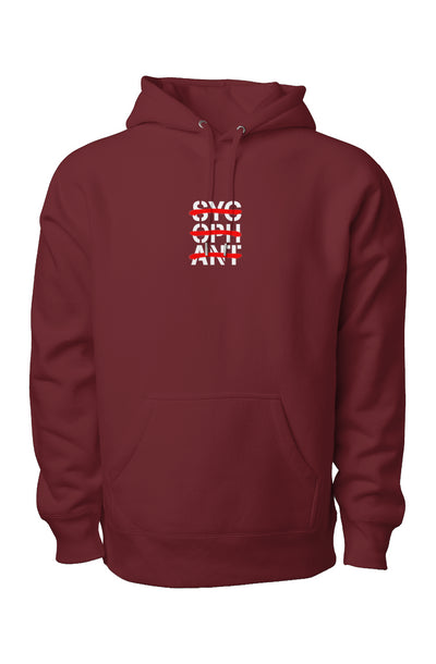 NoSycophants Embroidered Logo Premium Heavyweight Hoodie