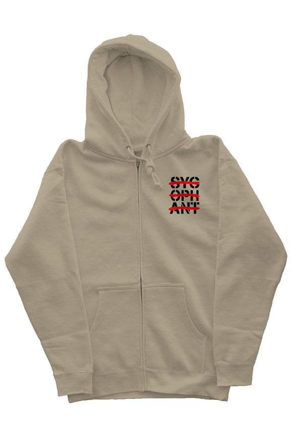 NoSycophants Heavyweight Zip Hoodie